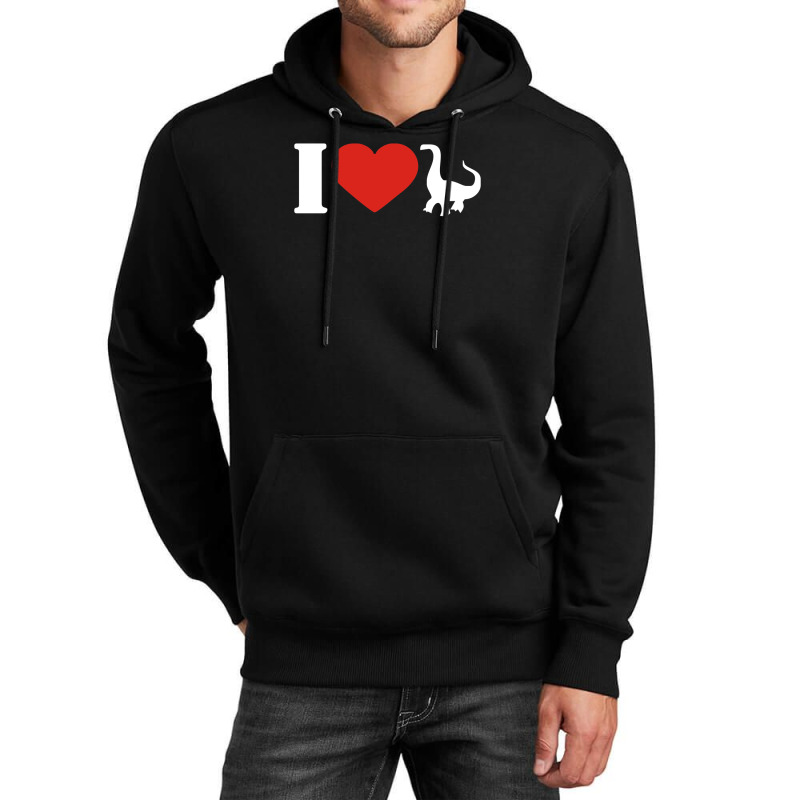 I Love Dinosaurs Funny Wild Animal Unisex Hoodie | Artistshot