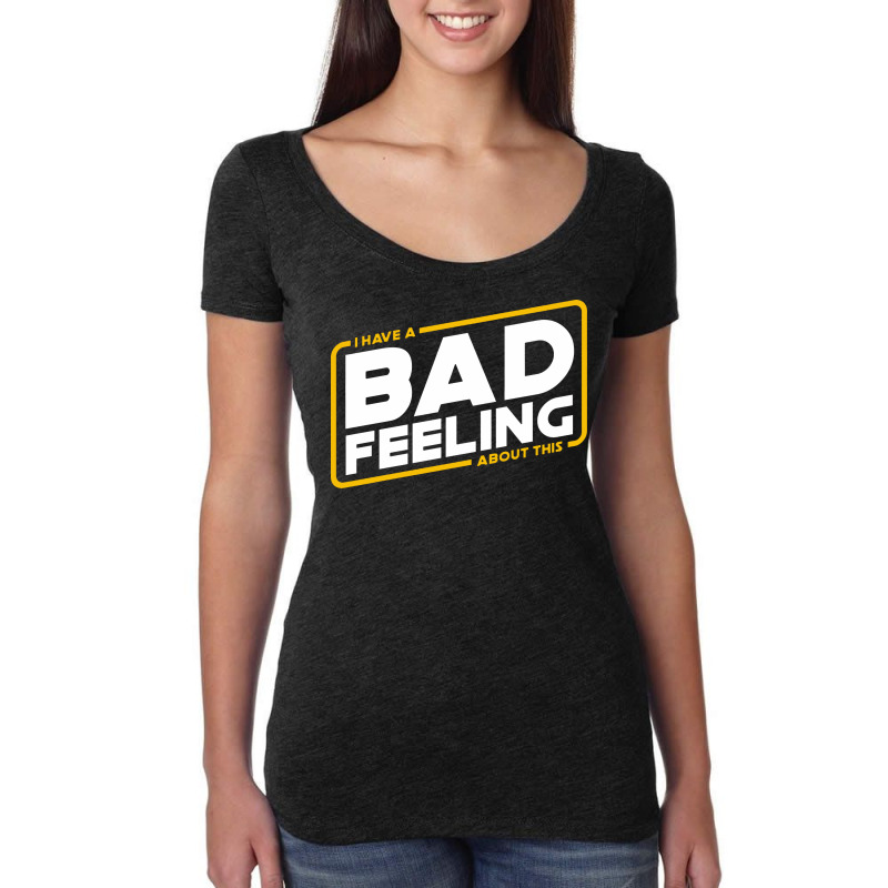 Bad Feeling Women's Triblend Scoop T-shirt | Artistshot