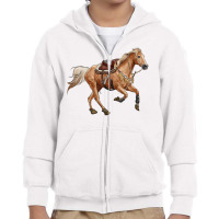 Horse Body Youth Zipper Hoodie | Artistshot