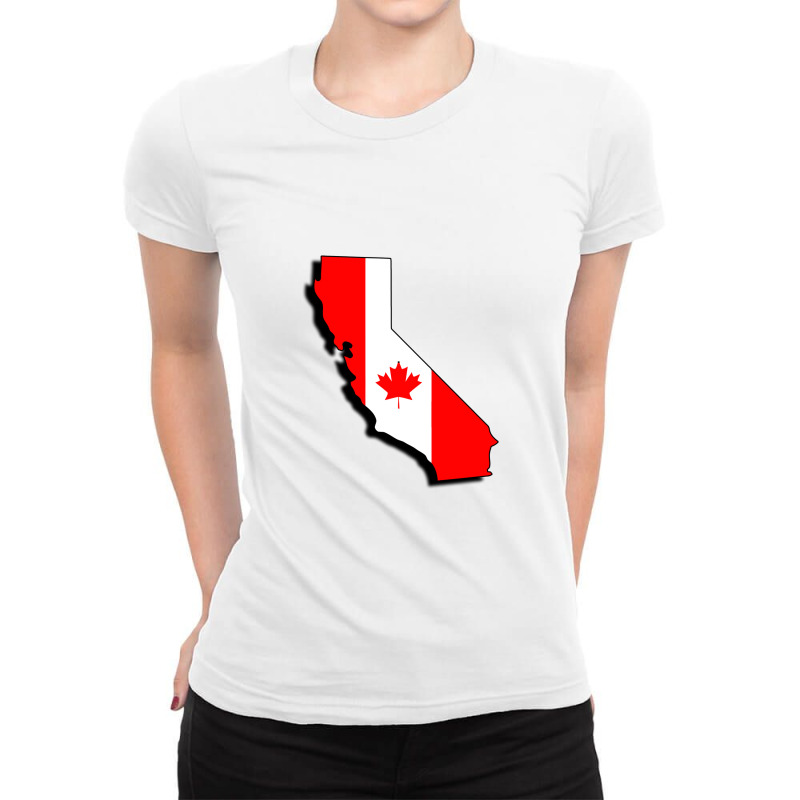 Canadians In California   T Shirt Ladies Fitted T-Shirt by BABYDOLL | Artistshot