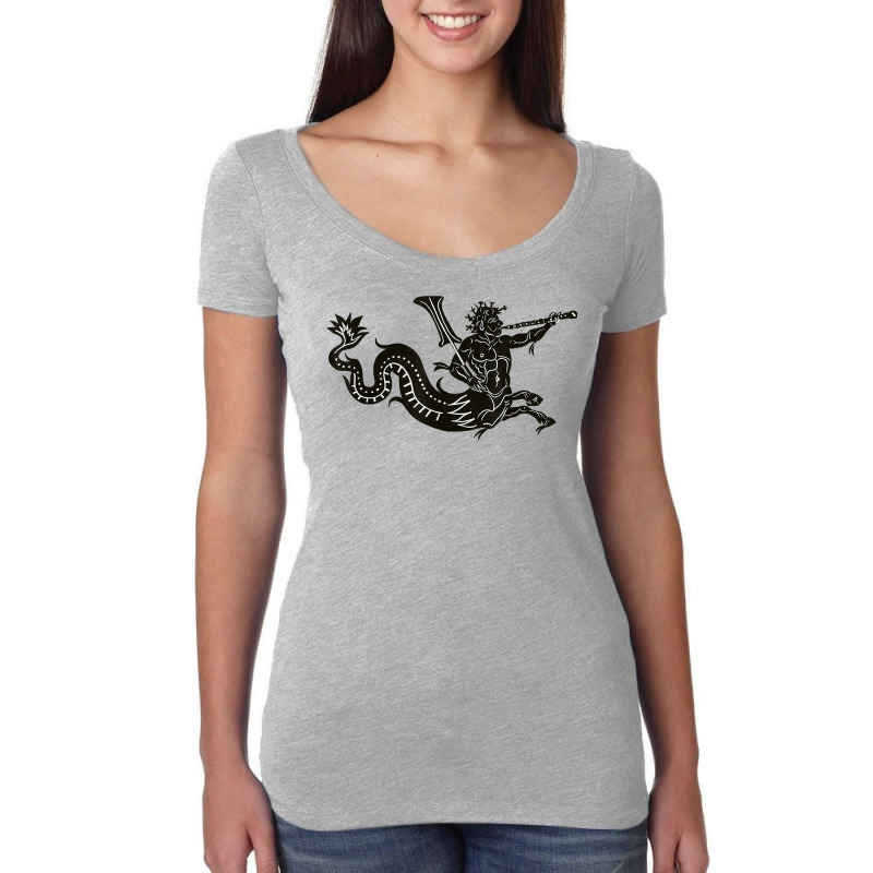 Triton Mosaic (1st Version) T Shirt Women's Triblend Scoop T-shirt by michealamifflin | Artistshot