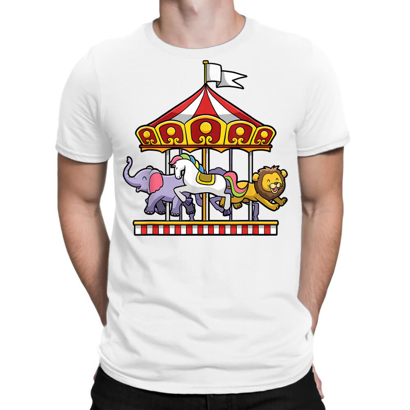 Horse Carousel Cute Carnival Ride Animals Circus T Shirt T-shirt | Artistshot