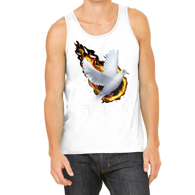 Pentecost Doves Tongues Of Fire Flame Acts Holy Spirit Gifts T Shirt Tank Top | Artistshot