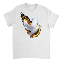 Pentecost Doves Tongues Of Fire Flame Acts Holy Spirit Gifts T Shirt Classic T-shirt | Artistshot