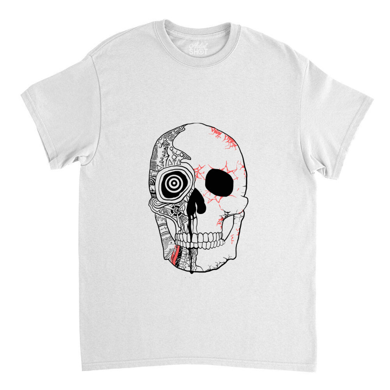 Hypnotize (skull   Inverted)   T Shirt Classic T-shirt by BABYDOLL | Artistshot