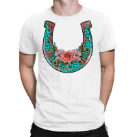 Leopard Glitter Gemstone Horseshoe T-shirt | Artistshot