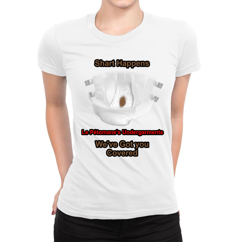 Le Pétomane's Undergarments Ladies Fitted T-Shirt by TsByBABs | Artistshot