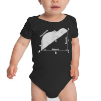 Hippo Math Analytical Funny Sarcasm Humor Teacher T Shirt Baby Bodysuit | Artistshot