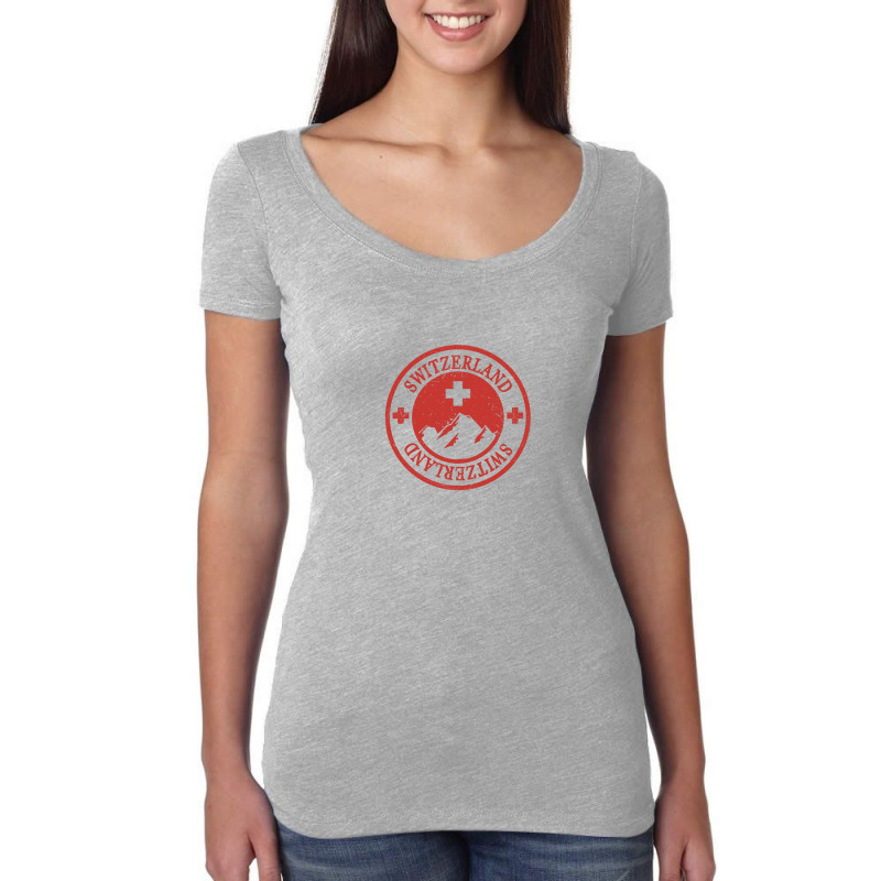 Switzerland Women's Triblend Scoop T-shirt | Artistshot