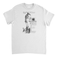 Pondering Skeleton Classic T-shirt | Artistshot