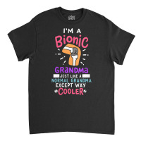 Womens Knee Replacement Bionic Grandma After Surgery Gift V Neck T Shi Classic T-shirt | Artistshot