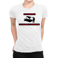 Ean Exorcisms Life Begins At Possession T Shirt Ladies Fitted T-shirt | Artistshot