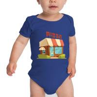 Cool,cartoon,casual,pizza,shop Baby Bodysuit | Artistshot