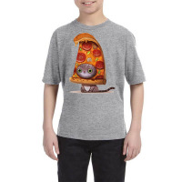 Cool,cat,kitten,pizza,drawing Youth Tee | Artistshot