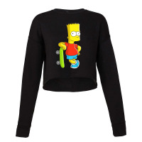 Bart Simpson Cropped Sweater | Artistshot