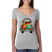 Farm Truck,back To School Women's Triblend Scoop T-shirt | Artistshot