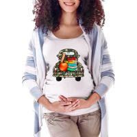 Farm Truck,back To School Maternity Scoop Neck T-shirt | Artistshot