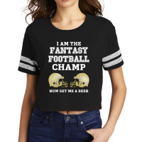 Proud Football Champ Scorecard Crop Tee | Artistshot