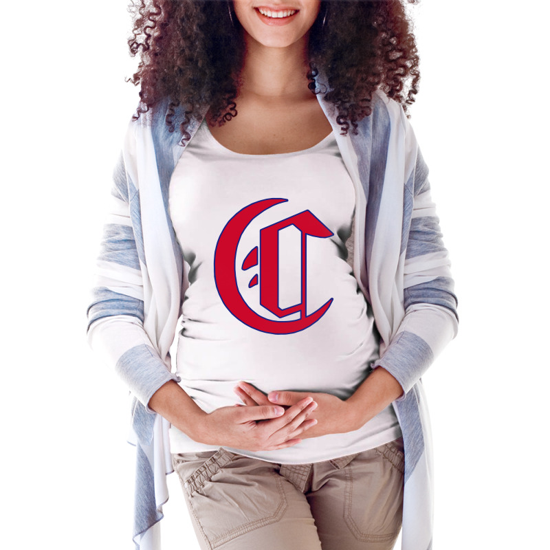 Canadiens Sport Maternity Scoop Neck T-shirt by CRV | Artistshot