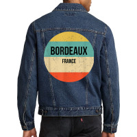 Bordeaux France T Shirt Men Denim Jacket | Artistshot