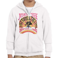 Joshua Tree Sleep Under The Stars (w) Youth Zipper Hoodie | Artistshot