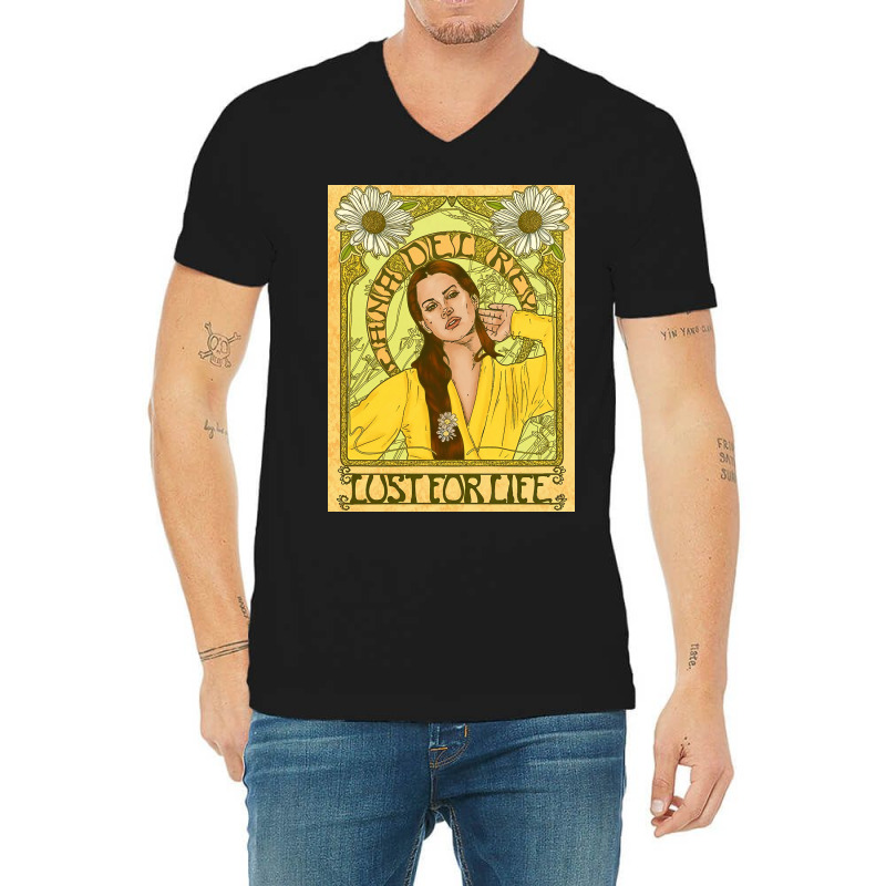 Lana Lust For Life V-neck Tee | Artistshot