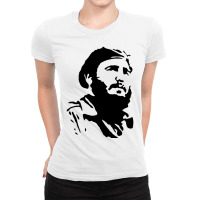 Fidel Castro Cuba Revolution Ladies Fitted T-shirt | Artistshot