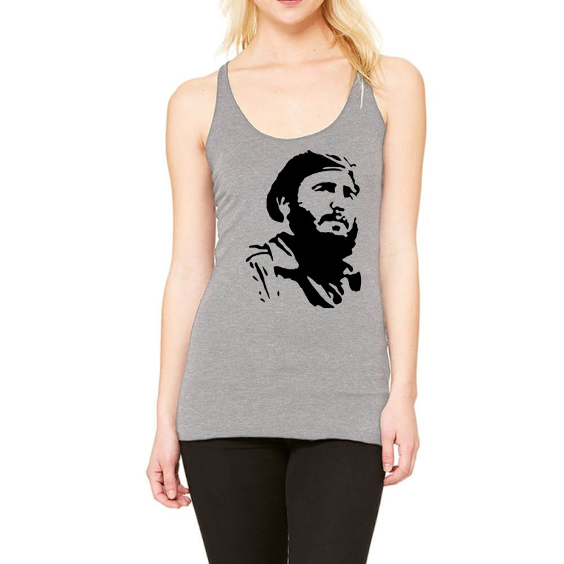 Fidel Castro Cuba Revolution (2) Racerback Tank by saterseim | Artistshot