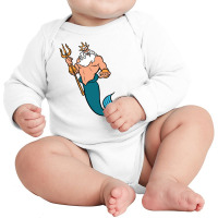 King Triton Long Sleeve Baby Bodysuit | Artistshot