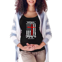 Normal Isn't Coming Back Jesus Is Revelation 14 Christian T Shirt Maternity Scoop Neck T-shirt | Artistshot