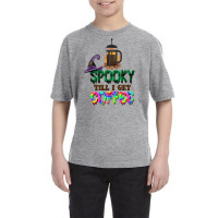 Spooky Till I Get Coffee Youth Tee | Artistshot