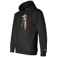 Guitar Bass Guitar Headstock French Flag For Bassist From France Champion Hoodie | Artistshot