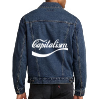 Enjoy Capitalism Men Denim Jacket | Artistshot