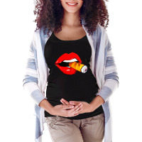 Women Smoke Cuban Cigar Maternity Scoop Neck T-shirt | Artistshot