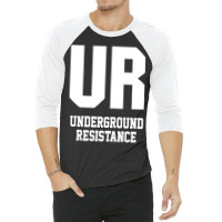 Underground Resistence 3/4 Sleeve Shirt | Artistshot