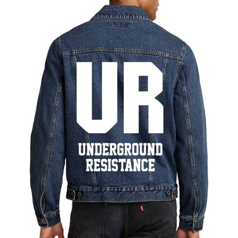 Underground Resistence Men Denim Jacket by saterseim | Artistshot