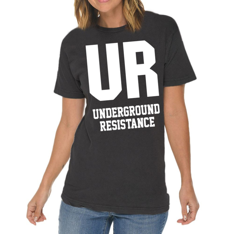 Underground Resistence Vintage T-Shirt by saterseim | Artistshot