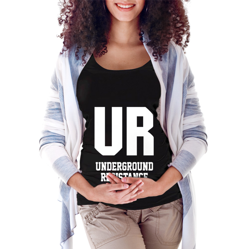 Underground Resistence Maternity Scoop Neck T-shirt by saterseim | Artistshot