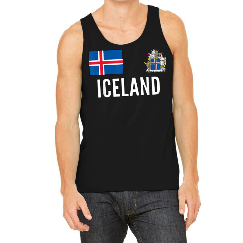 Iceland Soccer Football Jersey Fan Support Team Island T Shirt Tank Top by jacolepachew | Artistshot