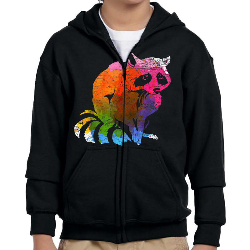 Racoon T Shirt T Shirt Youth Zipper Hoodie | Artistshot