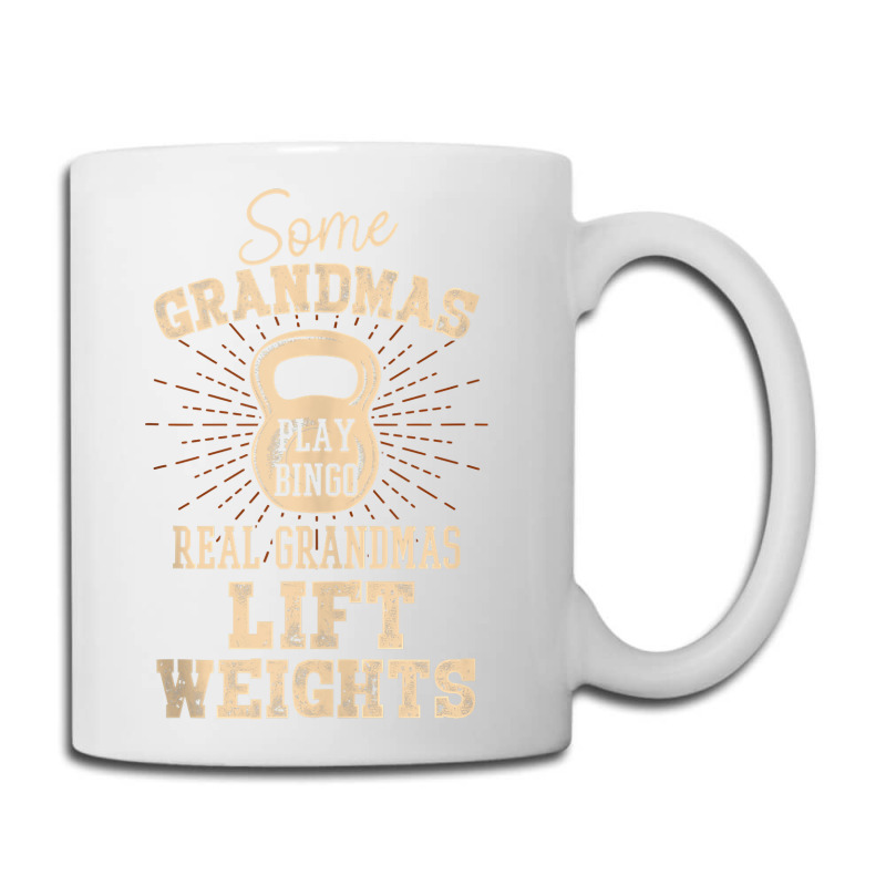 Some Grandmas Play Bingo Real Grandmas Lift Weights Tank Top Coffee Mug | Artistshot