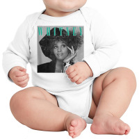 Whitney Houston Shooting Star Tank Top Long Sleeve Baby Bodysuit | Artistshot