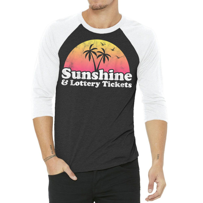 Sunshine And Lottery Tickets T Shirt 3/4 Sleeve Shirt by malyahdepetris | Artistshot