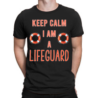 Police Keep Calm I Am A Life Guard Seashore Marine Police Duty T-shirt | Artistshot