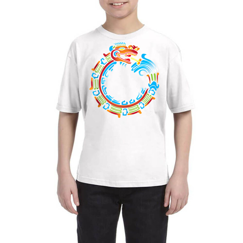 Ouroboros Quetzalcoatl Feathered Serpent Aztec Mayan Tank Top Youth Tee by mikidicosmo | Artistshot