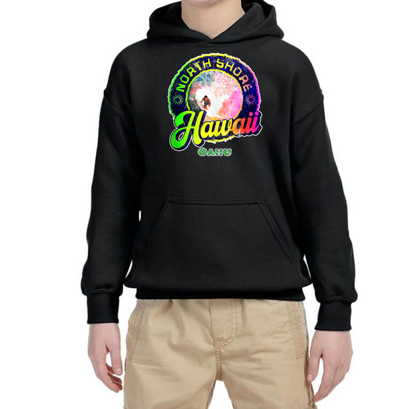 Surfing North Shore Oahu Surfer Hawaii Surf Board Grunge Tank Top Youth Hoodie | Artistshot