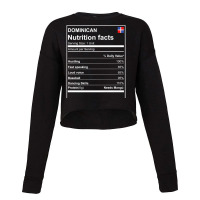 Dominican Nutrition Facts Premium Tshirt Dominican Republic Cropped Sweater | Artistshot