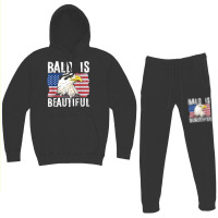 Bald Is Beautiful 4th Of July Independence Day Bald Eagle T Shirt Hoodie & Jogger Set | Artistshot