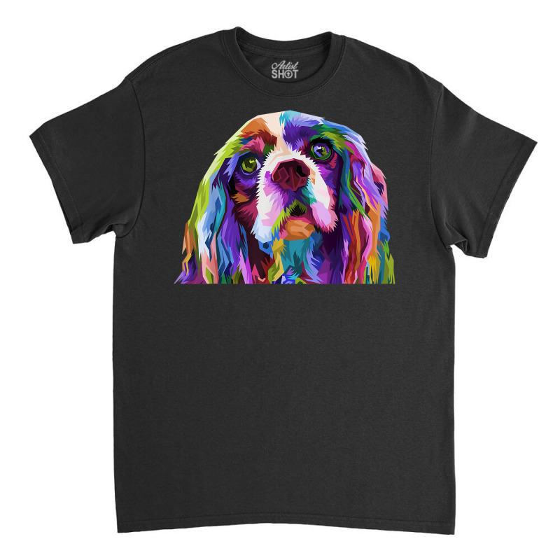 English Cocker Spaniel Pop Art Portrait Dog Owner T Shirt Classic T-shirt by juleakuehneman | Artistshot