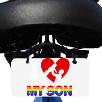 I Love My Son Father And Son For Dark Bicycle License Plate | Artistshot